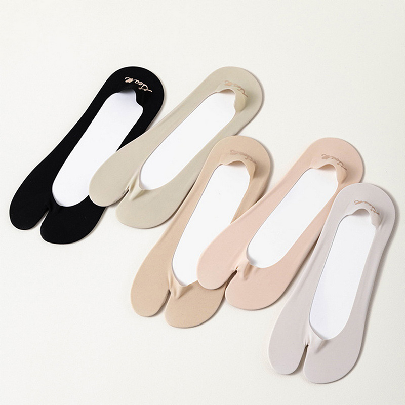 超薄型分割つま先靴下夏屋外ノーショー足袋二本指靴下目に見えな - Toe Sock Split のレビューと価格