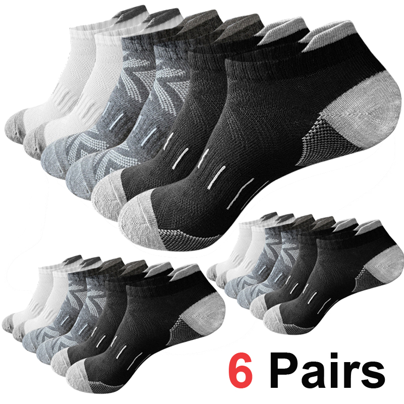 6足組 ローカット クッション入り アスレチック アンクルソ - Athletic Sock Cushion のレビューと価格